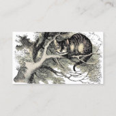 Cheshire Cat Alice Wonderland Classic Visitenkarte (Rückseite)