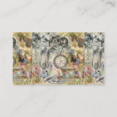 Cheshire Cat Alice Wonderland Classic Visitenkarte (Rückseite)