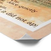 Cheshire cat and Alice Poster (Ecke)