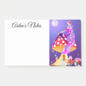 Cheshire Cat auf Mushroom Wonderland Post-it Klebezettel (Vorderseite)