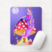 Cheshire Cat auf Pilzparadies Mousepad (Mit Mouse)