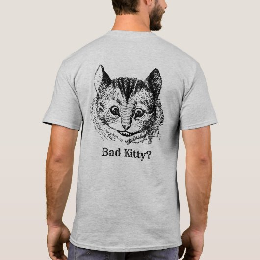 Cheshire Cat aus der Alice im Wunderland T-Shirt (Rückseite)