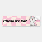 Cheshire Cat Autoaufkleber (Vorne)