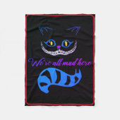 Cheshire Cat Blanket Fleecedecke (Vorderseite)