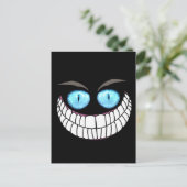 Cheshire Cat - Blue Eyes Post Card Postkarte (Stehend Vorderseite)