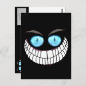 Cheshire Cat - Blue Eyes Post Card Postkarte (Vorne/Hinten)