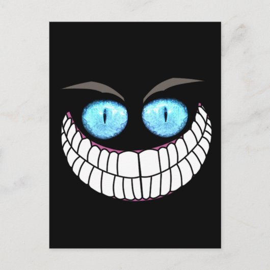 Cheshire Cat - Blue Eyes Post Card Postkarte (Vorderseite)