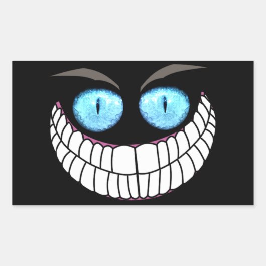 Cheshire Cat - Blue Eyes Stickers (Vorderseite)