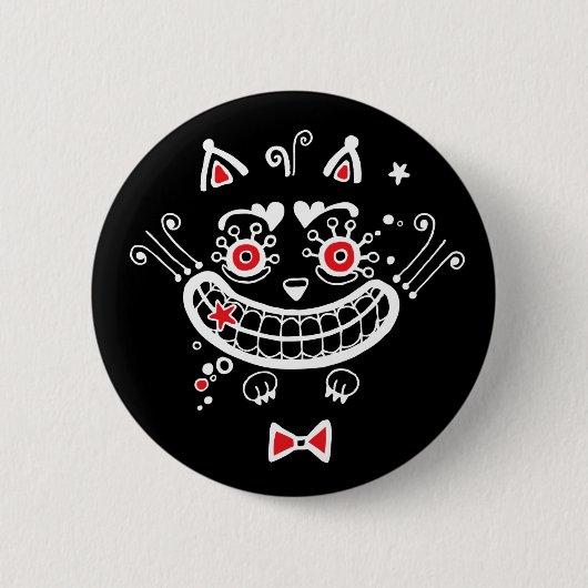 Cheshire Cat Button (Vorderseite)