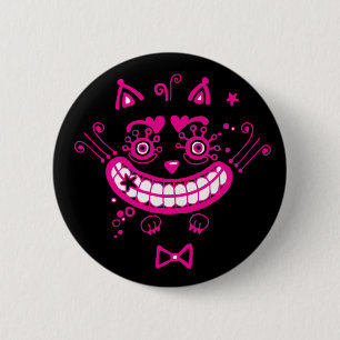 Cheshire Cat Button