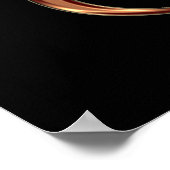Cheshire Cat Carnivale Style (Gold Version) Poster (Ecke)