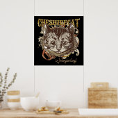 Cheshire Cat Carnivale Style (Gold Version) Poster (Küche)