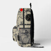 Cheshire Cat classic Alice im Wunderland mad Bedruckter Rucksack (Rechts)