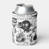 Cheshire Cat classic Alice im Wunderland mad Dosenkühler (Kanne Vorderseite)