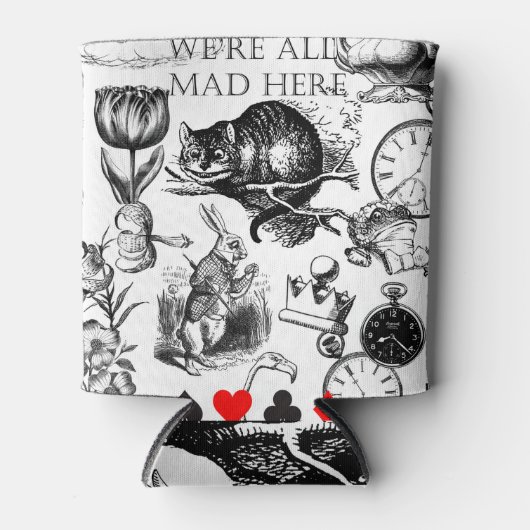 Cheshire Cat classic Alice im Wunderland mad Dosenkühler (Vorderseite)