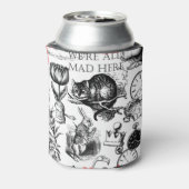 Cheshire Cat classic Alice im Wunderland mad Dosenkühler (Kanne Rückseite)