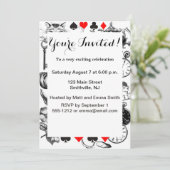 Cheshire Cat classic Alice im Wunderland mad Einladung (Stehend Vorderseite)