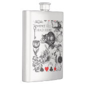 Cheshire Cat classic Alice im Wunderland mad Flachmann (Rechts)
