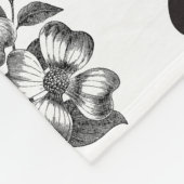 Cheshire Cat classic Alice im Wunderland mad Fleecedecke (Ecke)