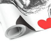 Cheshire Cat classic Alice im Wunderland mad Geschenkpapier (Rolleneckpunkt)