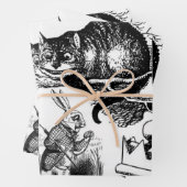 Cheshire Cat classic Alice im Wunderland mad Geschenkpapier Set (Beispiel)
