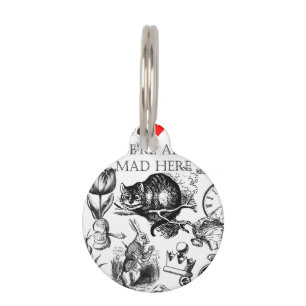 Cheshire Cat classic Alice im Wunderland mad Haustiermarke