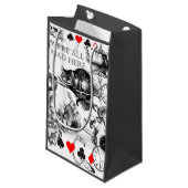 Cheshire Cat classic Alice im Wunderland mad Kleine Geschenktüte (Vorderseite Schrägansicht)