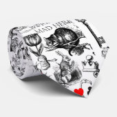 Cheshire Cat classic Alice im Wunderland mad Krawatte (Gerollt)