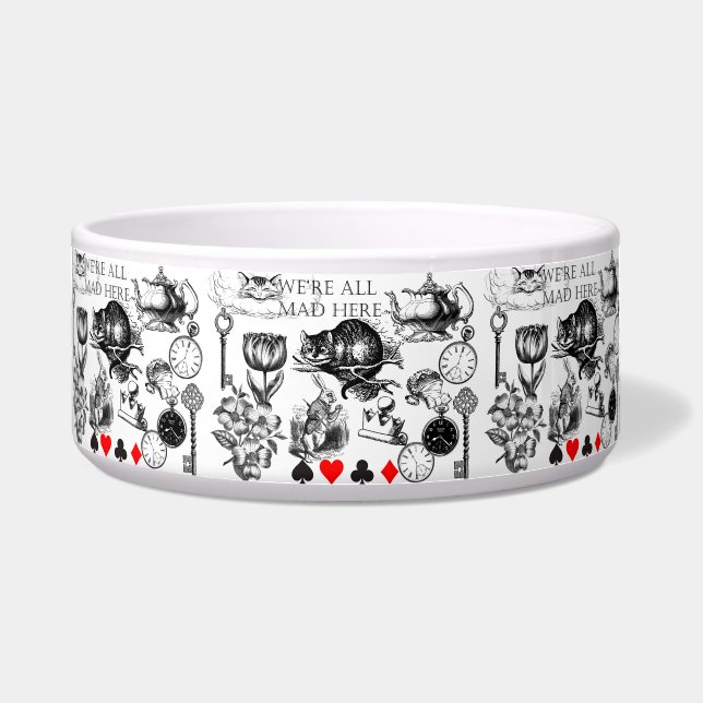 Cheshire Cat classic Alice im Wunderland mad Napf (Vorderseite)