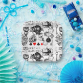 Cheshire Cat classic Alice im Wunderland mad Pappteller (Party)