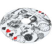 Cheshire Cat classic Alice im Wunderland mad Polyester Weihnachtsbaumdecke (Schrägansicht)