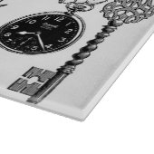 Cheshire Cat classic Alice im Wunderland mad Schneidebrett (Ecke)