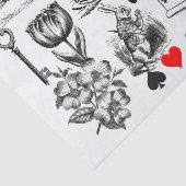 Cheshire Cat classic Alice im Wunderland mad Seidenpapier (Ausschnitt)