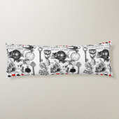 Cheshire Cat classic Alice im Wunderland mad Seitenschläferkissen (Rückseite)