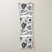 Cheshire Cat classic Alice im Wunderland mad Seitenschläferkissen (Vorderseite Vertikal)