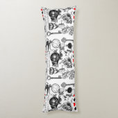 Cheshire Cat classic Alice im Wunderland mad Seitenschläferkissen (Rückseite (Vertikal))