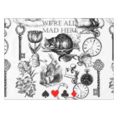 Cheshire Cat classic Alice im Wunderland mad Tischdecke (Vorderseite (Horizontal))