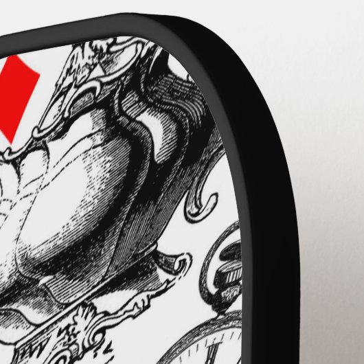 cheshire cat classic alice in wonderland character pickleball schläger (Linke Seite)