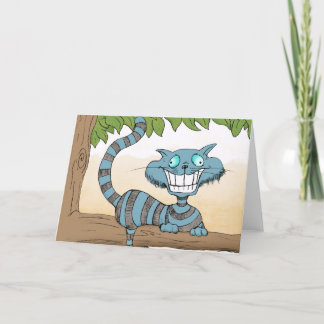 Cheshire Cat Dankeskarte