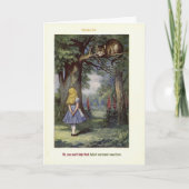 Cheshire CAT  Greeting Card Karte (Vorderseite)