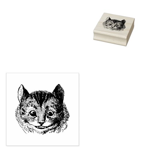 Cheshire Cat Gummistempel (Stempel)