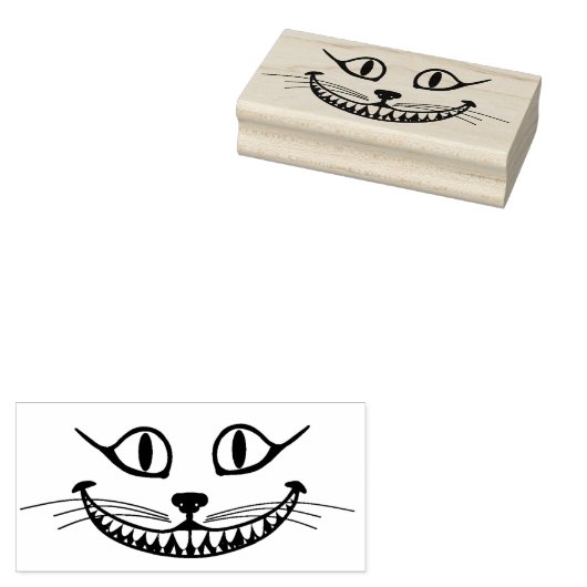 Cheshire Cat Gummistempel (Stempel)