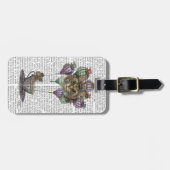 Cheshire Cat Hot Air Ballon Gepäckanhänger (Vorderseite horizontal)