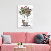 Cheshire Cat Hot Air Ballon Leinwanddruck (Insitu (Wohnzimmer))