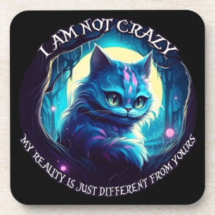 Cheshire Cat Ich bin nicht verrückt Getränkeuntersetzer