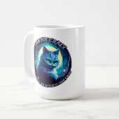 Cheshire Cat Ich bin nicht verrückt Kaffeetasse (Vorderseite Links)