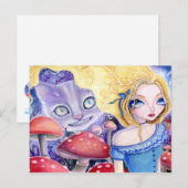 Cheshire Cat Illusion - Postkarte (Vorne/Hinten)