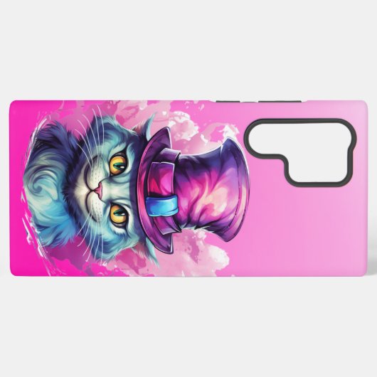 Cheshire Cat Inspiriert durch Alice im Wunderland Samsung Galaxy Hülle (Rückseite (Horizontal))