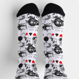 Cheshire Cat klassiker alice im wunderland verrück Socken