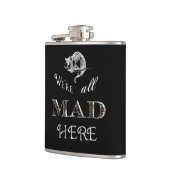 Cheshire Cat Mad Alice Flasche Flachmann (Links)
